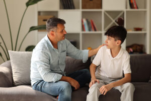 father after learning about common signs your teen is vaping