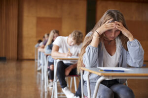 How does anxiety affect school performance